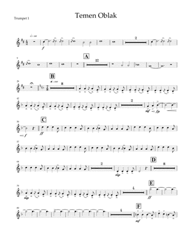 Temen Oblak (arr. Alan McFall)