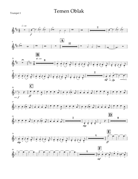 Temen Oblak (arr. Alan McFall)