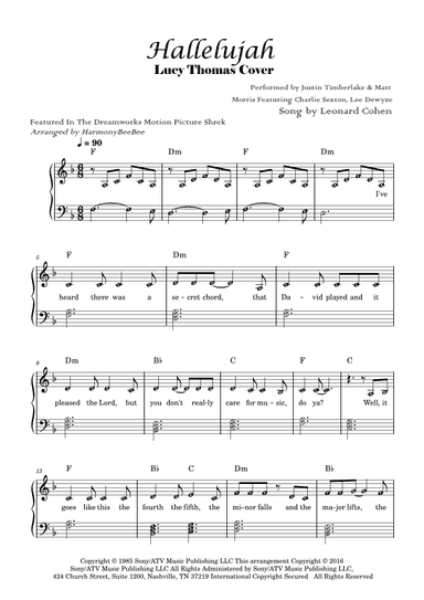 Hallelujah (arr. HarmonyBeeBee)