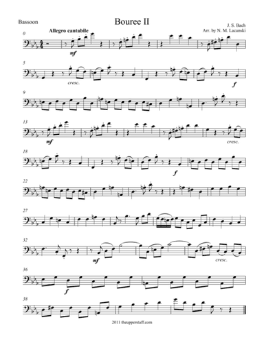 Bouree II (arr. Nick Lacanski)