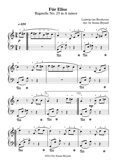 Für Elise (arr. Suzan Beyazit)