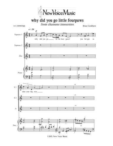 why did you go from chansons innocentes