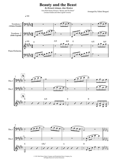 Beauty And The Beast (reprise) (arr. Sidnei Borgani)