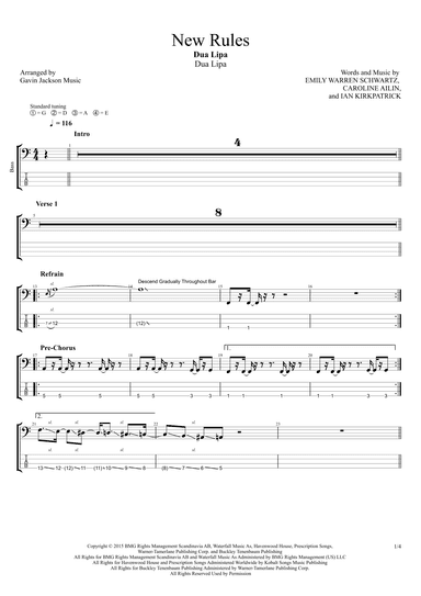 New Rules (arr. Gavin Jackson Music)