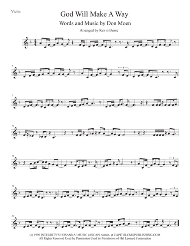 God Will Make A Way (arr. Kevin Busse)