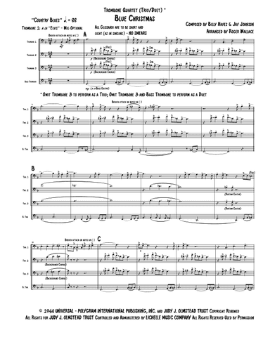 Blue Christmas (arr. Roger Wallace)