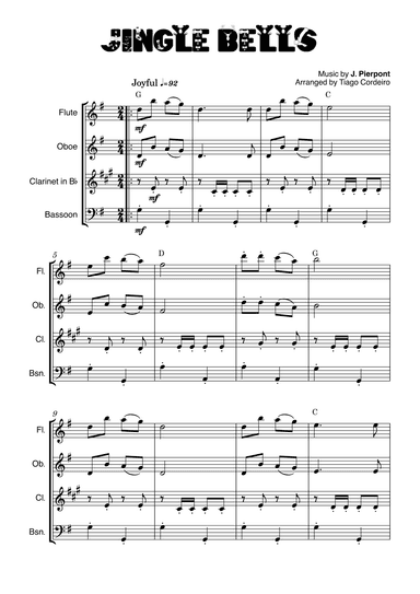 Jingle Bells (arr. Tiago Cordeiro)