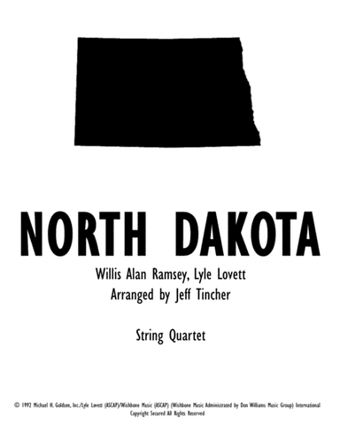 North Dakota (arr. Jeff Tincher)