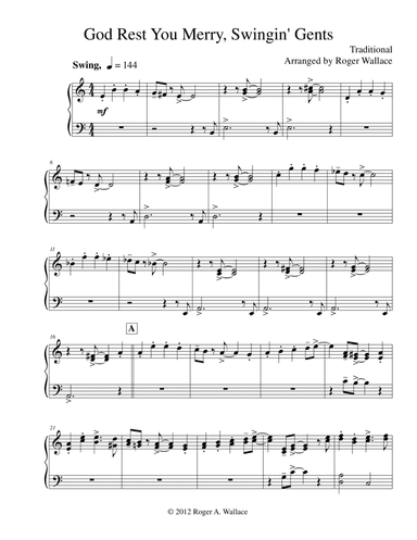 God Rest You Merry, Gentlemen (arr. Roger Wallace)