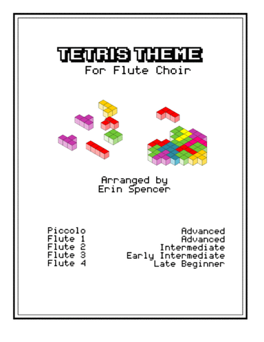 Tetris Theme for Flute Choir (arr. Erin Spencer)