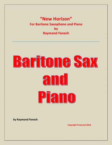 New Horizon - For Baritone Sax and Piano