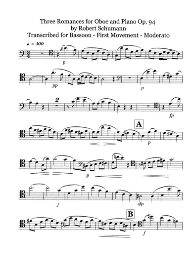 3 Romances (arr. DavidJHare)