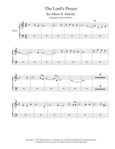 The Lord's Prayer (arr. Kevin Busse)