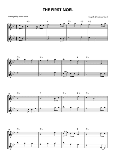 The First Noel - Flute Duet (arr. Valdir Maia)