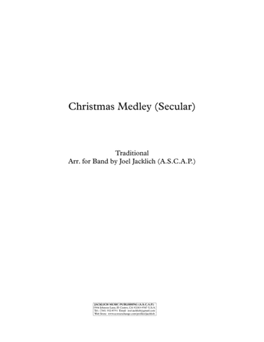 Christmas Medley No. 1 for Band (arr. Joel Jacklich (ASCAP))
