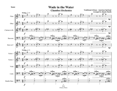 Wade in the Water - Chamber Orchestra - Intermediate Jazz (arr. Dennis Ruello)