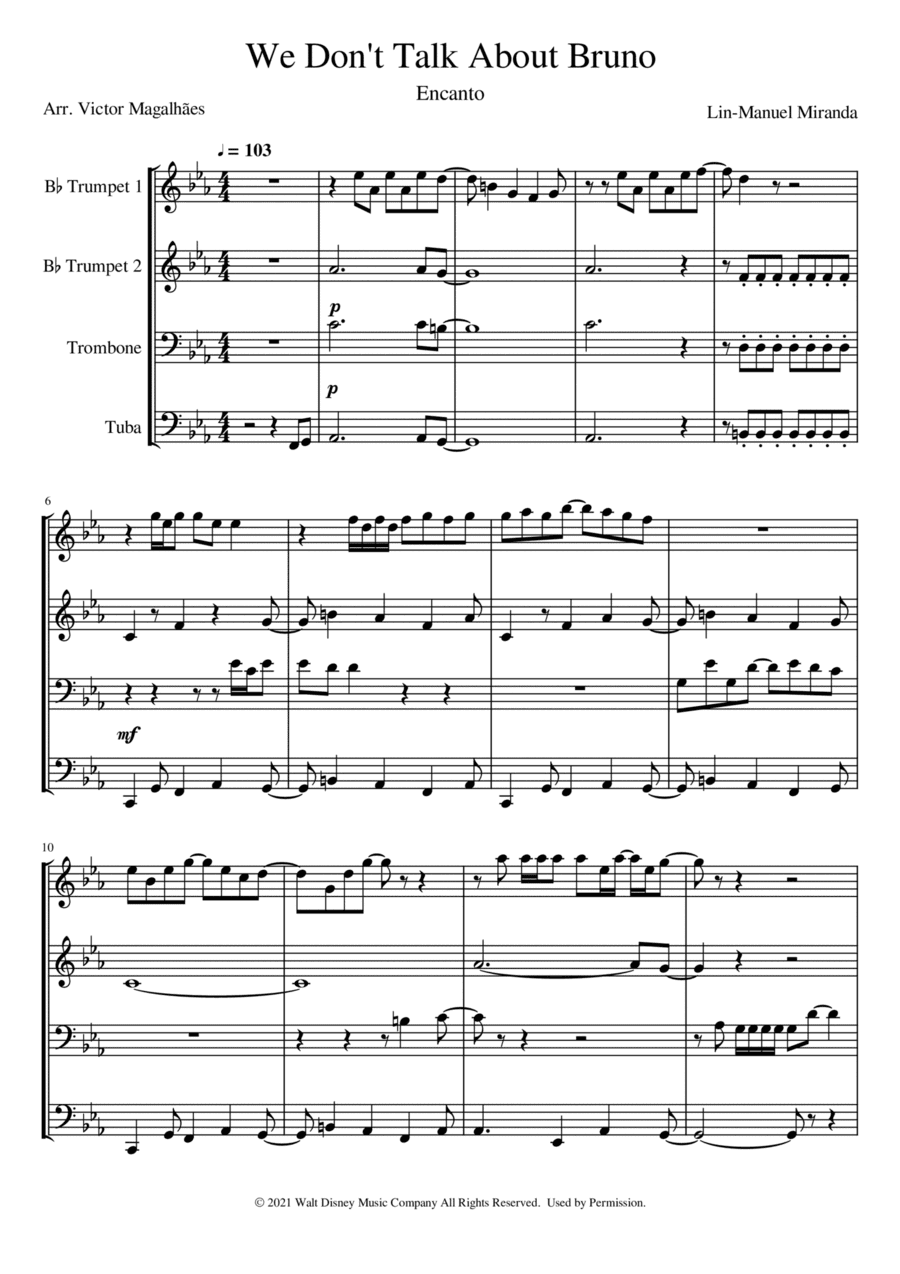 We Don't Talk About Bruno (arr. Victor Magalhães)