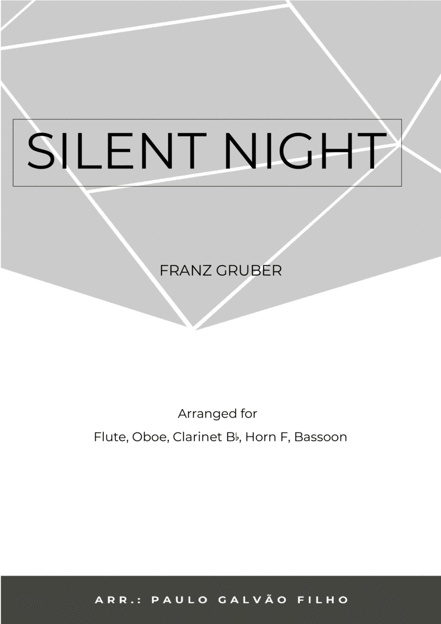 SILENT NIGHT - WIND QUINTET (arr. Paulo Galvao Filho)