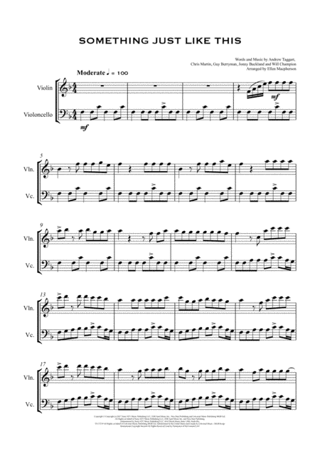 Something Just Like This (arr. Ellen Macpherson)