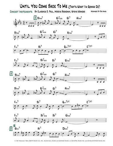 Until You Come Back To Me (that's What I'm Gonna Do) (arr. Rob Ames)