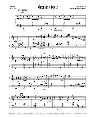 Once In A While (arr. Phyllis Love)