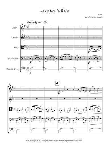 Lavender's Blue (arr. Christian Morris)