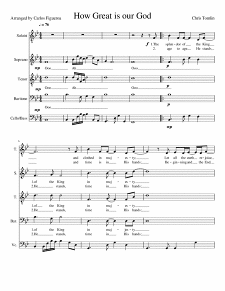 How Great Is Our God (arr. Carlos Figueroa)