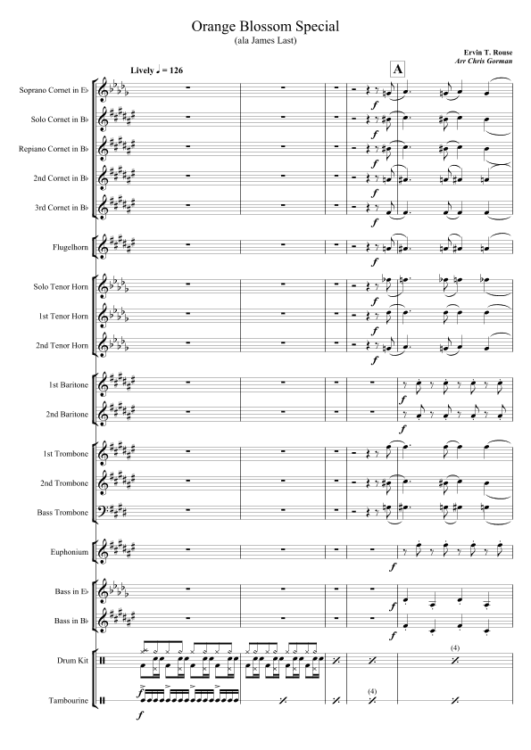 Orange Blossom Special (arr. Chris Gorman)