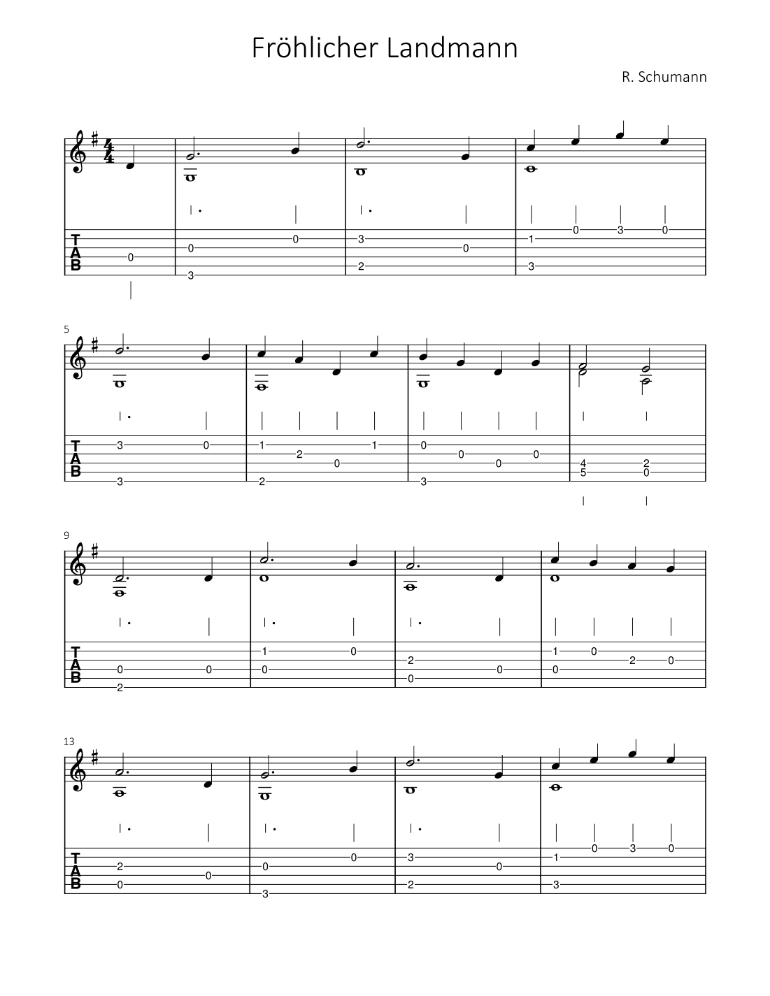 Fröhlicher Landmann (arr. Bettina Schipp)