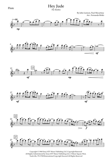 Hey Jude (arr. Fernando Britto)