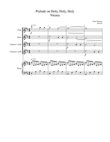 Prelude on Holy, Holy, Holy (Nicaea) (arr. Chris Winston)
