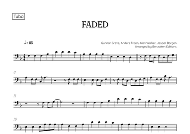 Faded (arr. Benzaiten Editions)