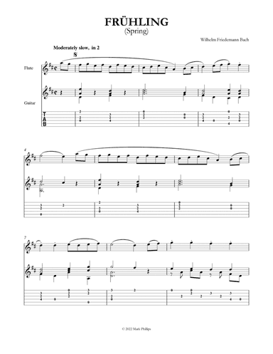 Frühling (Spring) (arr. Mark Phillips)