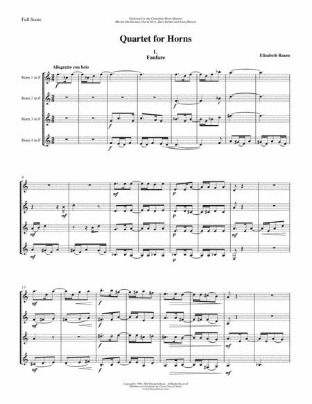 Quartet for Horns