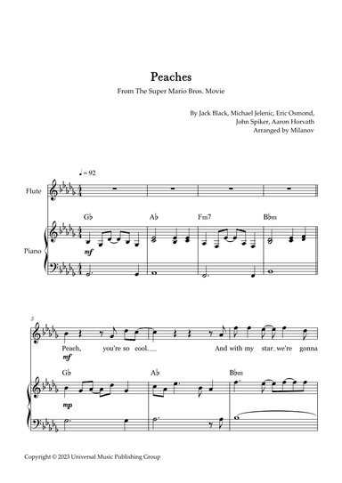 Peaches (arr. Milanov)
