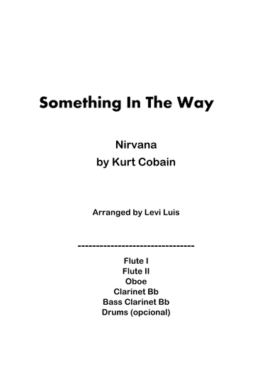 Something In The Way (arr. Levi Luis)