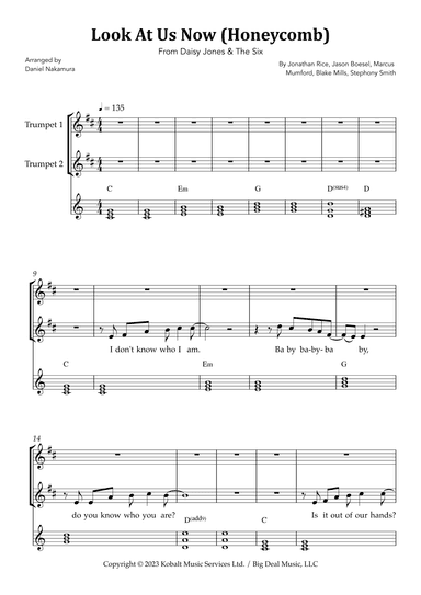 Look At Us Now (honeycomb) (arr. Daniel Nakamura)