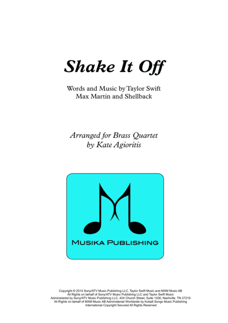 Shake It Off (arr. Kate Agioritis)
