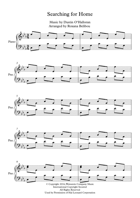 Searching For Home (arr. Roxana Belibou)
