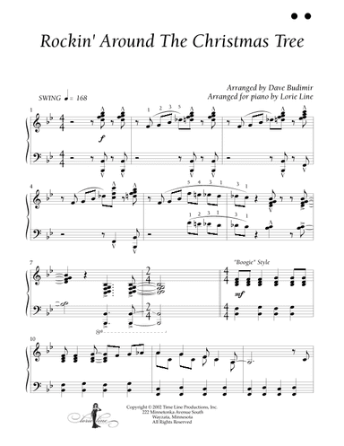 Rockin' Around The Christmas Tree (arr. Lorie Line)