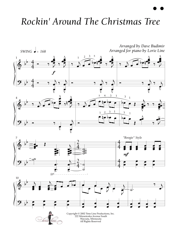 Rockin' Around The Christmas Tree (arr. Lorie Line)