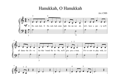 Hanukkah, O Hanukkah (arr. CMS)