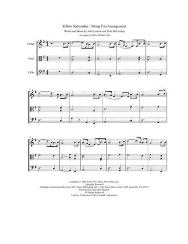 Yellow Submarine (arr. ShilakowskyArts Music)