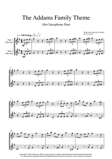 Addams Family Theme (arr. Tim Curd)