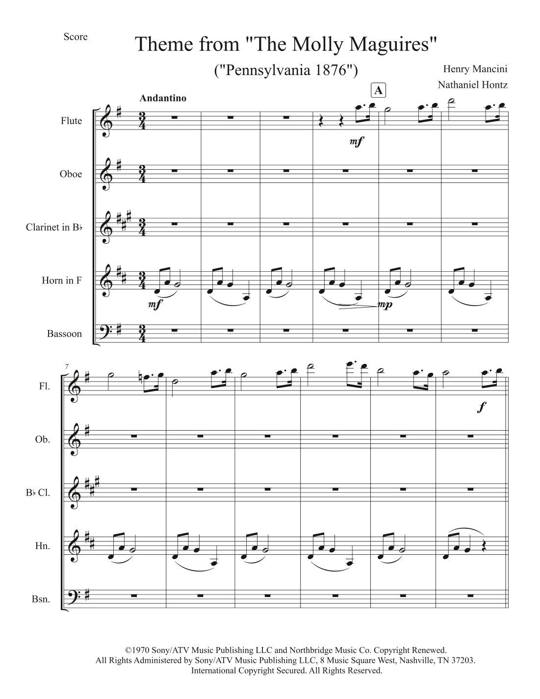 The Molly Maguires (arr. Nathaniel Hontz)