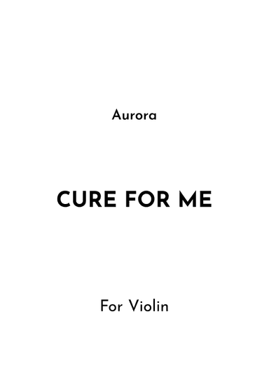 Cure For Me (arr. Jireh J.)