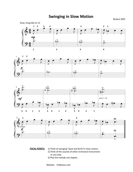 SWINGING IN SLOW MOTION