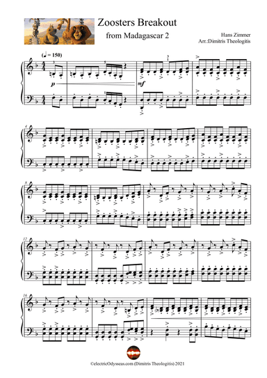 Zoosters Breakout (arr. Dimitris Theologitis (electricOdysseas.com))