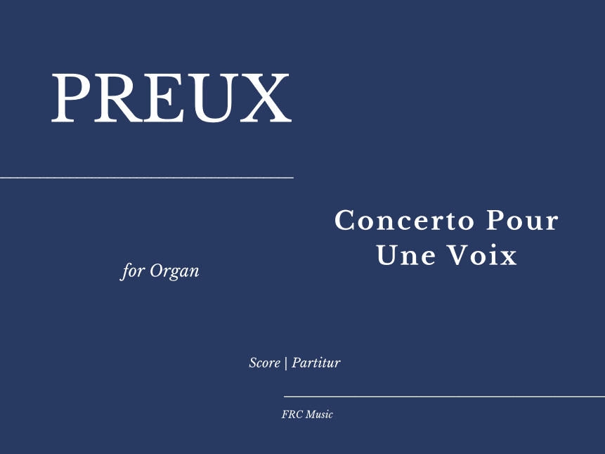 Concerto Pour Une Voix (arr. Flavio Regis Cunha)