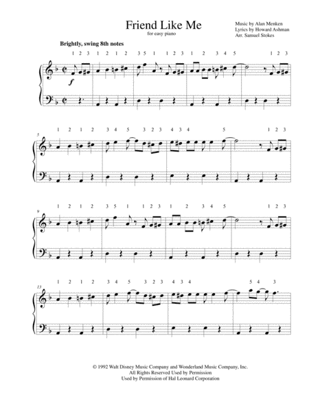 Friend Like Me (arr. Samuel Stokes)